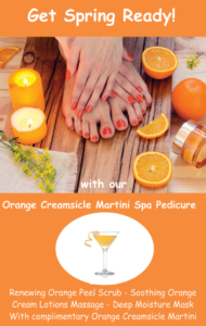 orange martini spa ped