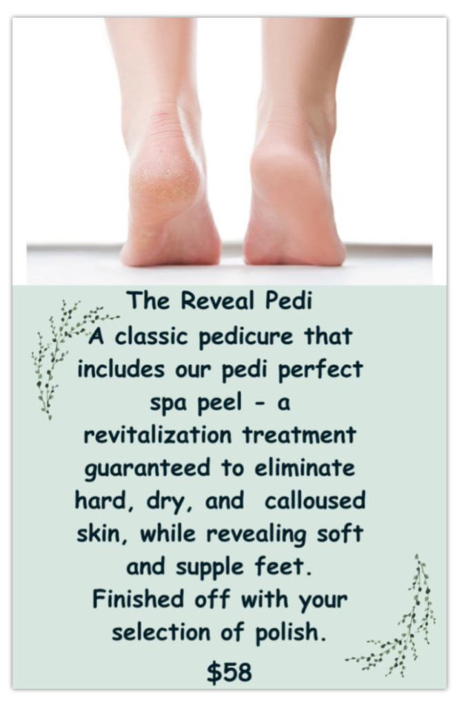 reveal pedi 58